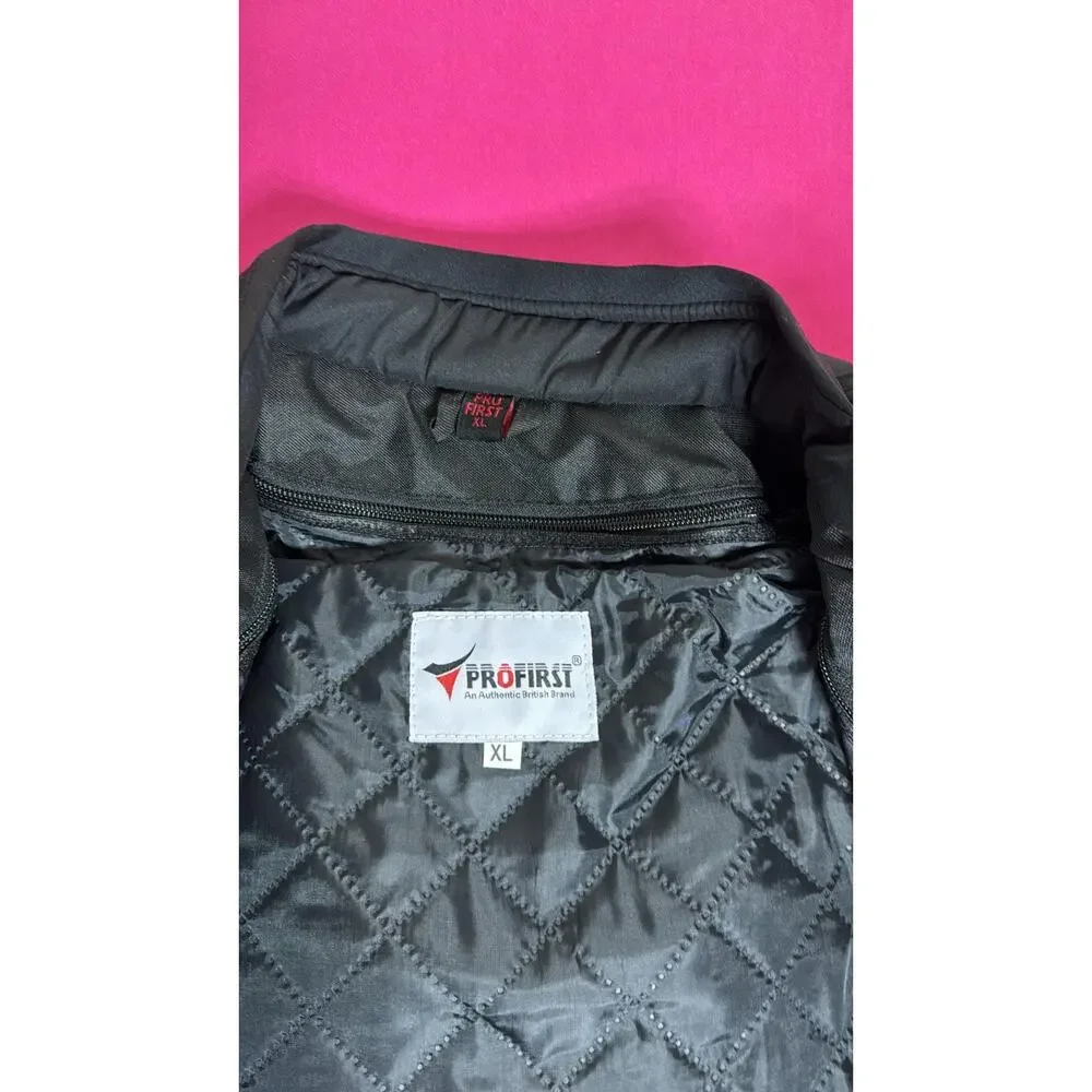 ProFirst Riding Jacket XL Armor Black Neon Yellow Protective New - Picture 10 of 10